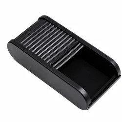 Car Center Console Organizer with Sliding Lid (Black)