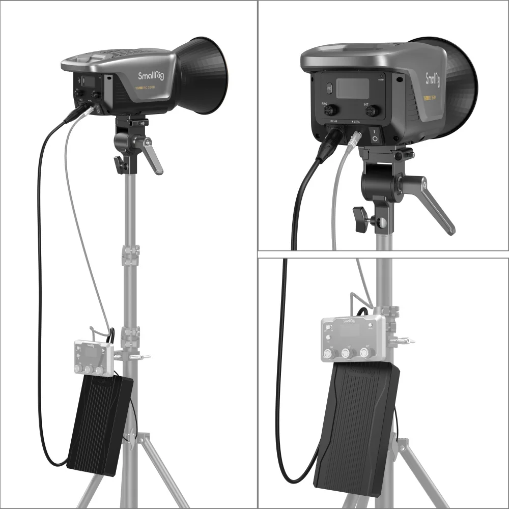 Smallrig RC350B RC450B 바이 컬러 2700-6500K RC350D RC450D 5600K LED 비디오 사진 조명, 카메라 3961 블루투스 앱 제어