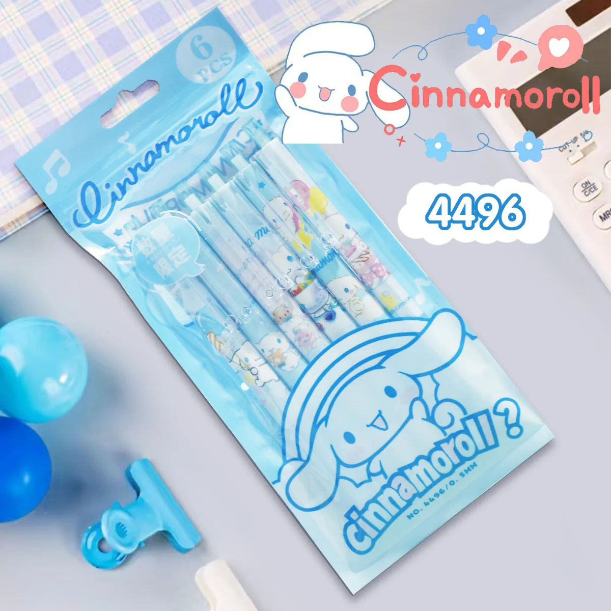 Jinzhaolai 24pcs Sanrio Neutral Pen Cute Hello Kitty Melody Kuromi  Cinnamoroll Roller Ball Pens Office School Supplies Stationery Wholesale