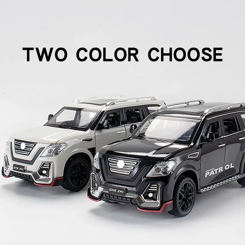 1:24 Nissan Patrol Off-road SUV Alloy Model Car Diecast car Toy