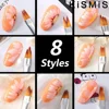 KISMIS 8Pcs Nail Art Petals Painting Pen Painting Drawing for Manicure Design Gel Brush Nail Art Brush Pen Stonego Nail Art Tool 2