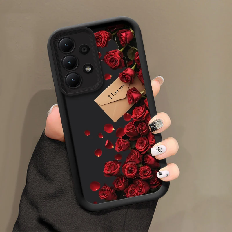Retro Flowers Silicone Soft Phone Case