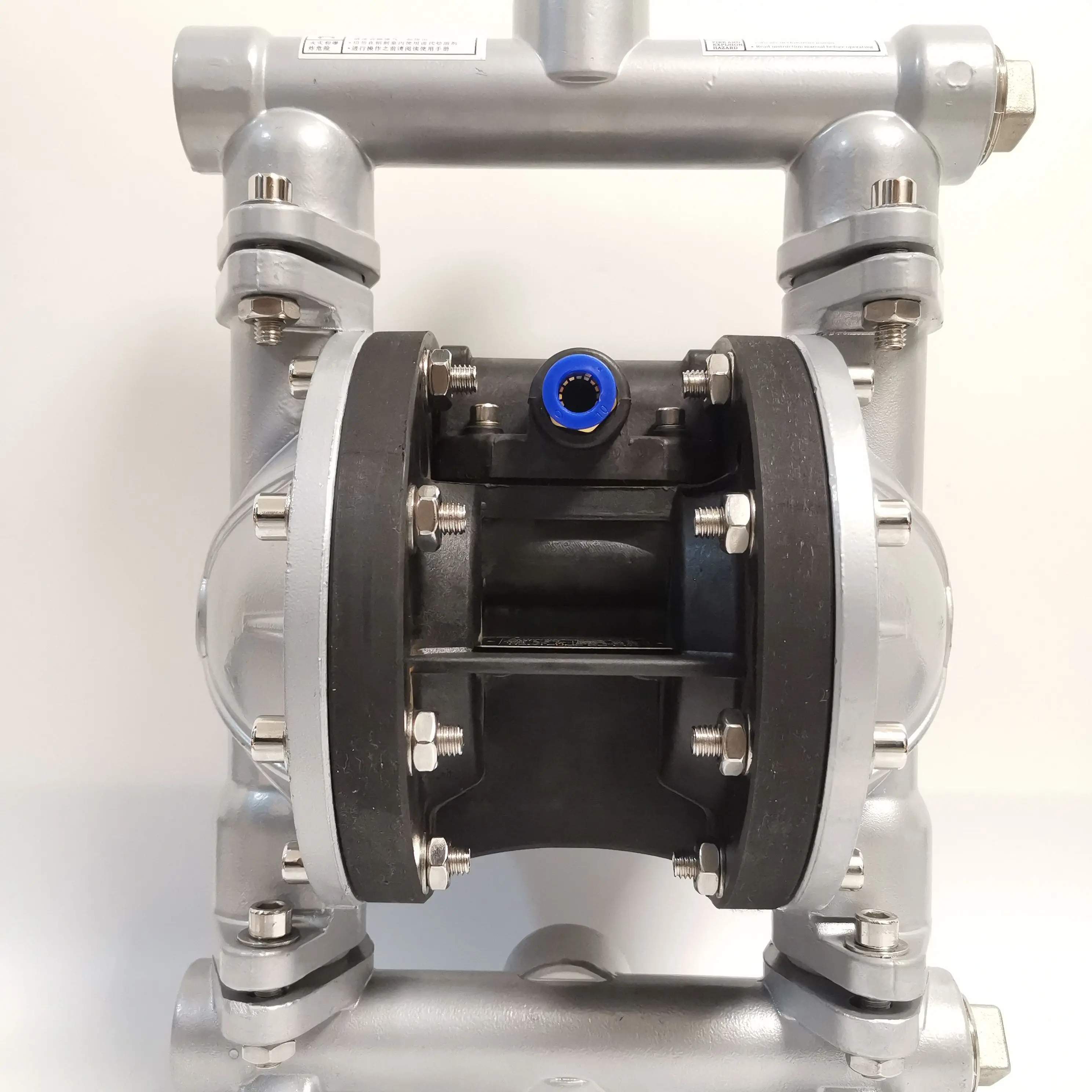 AluminumAlloyPneumaticAirOperatedDoubleDiaphragmPumpQBY325CorrosionResistantChemical