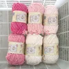 148Meters/Skein 2mm Pear Lustre Chenille Yarn Thin Pleuche Wool Rope for Hand Crochet Dolls Shoes Materials 10pc 5