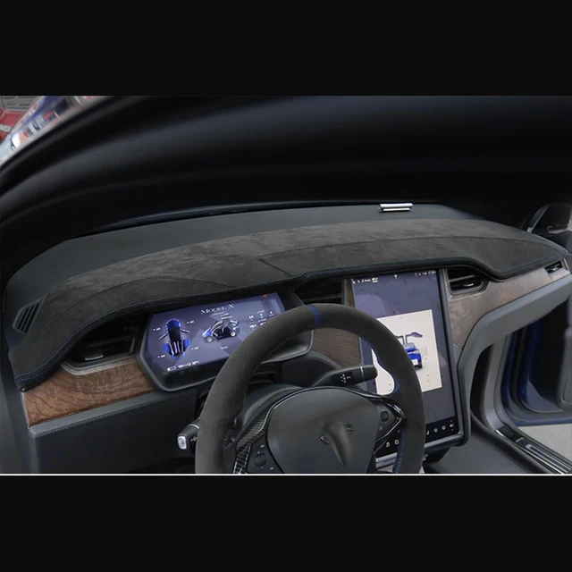 Auto Gurtpolster/Halspolster/Styling (Alcantara-Optik) TESLA in