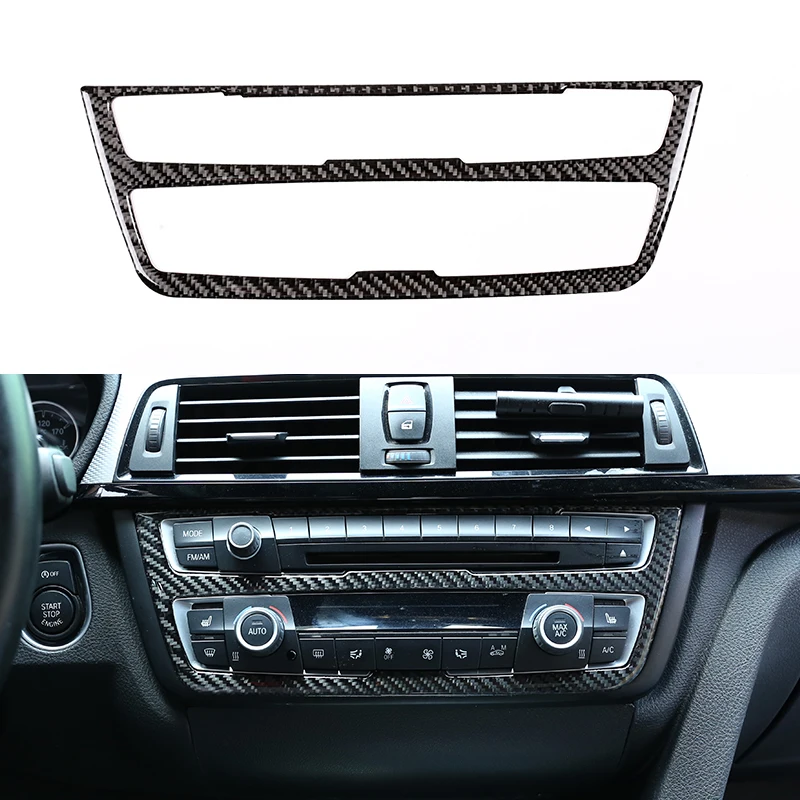 

Мягкое углеродное волокно для BMW F30 F32 F34 3 4 серии GT 2013-2019 аксессуары для автомобильного центрального украшения отделка рамы
