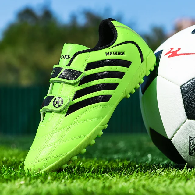 YISHEN Football Shoes Kids Soccer Shoes Cleats Grass Training Sport
