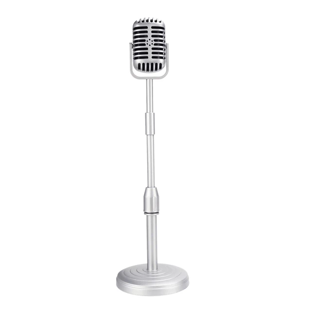 Prop de microphone vintage, microphone en plastique, microphones