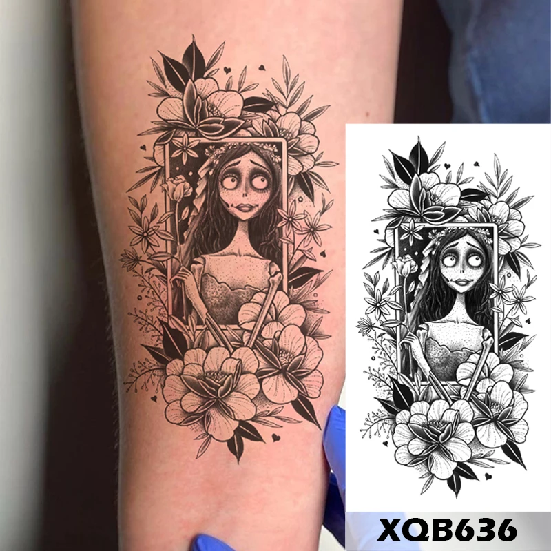 A Maioria Popular Da Velha Escola Lua Sexo Meninas Tatuagem Design Para  Meninos Mulheres Falso Corpo Preto Tatuagem Temporária Etiqueta Nas Mãos Pé  Braços - Tatuagens Temporárias - AliExpress