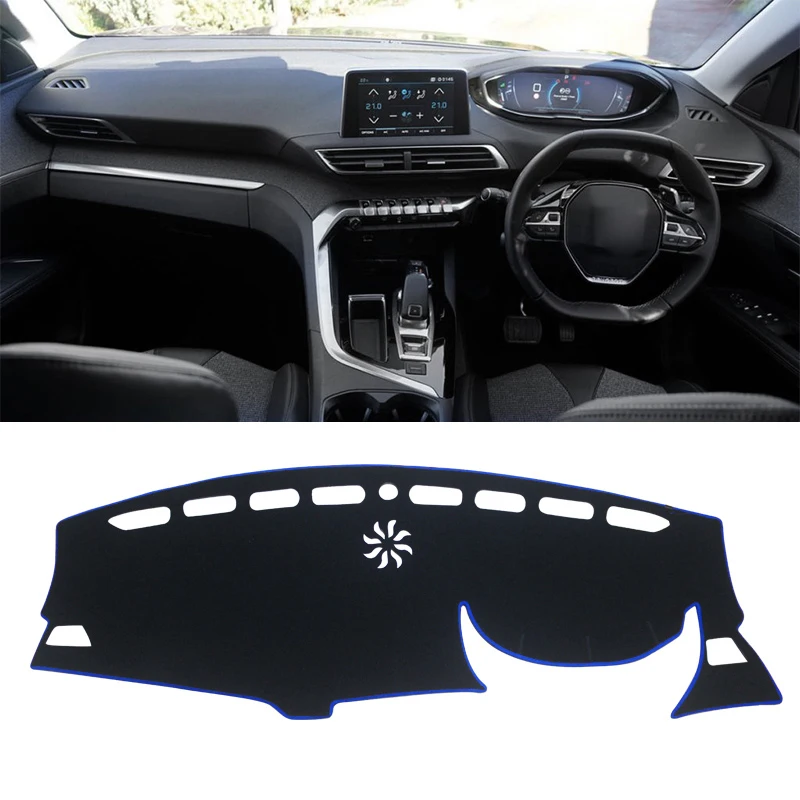 Premium Car Dashboard Cover Mat - Anti-UV Light-Blocking Protection Carpet