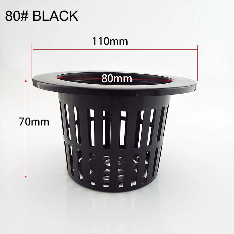 Hydroponic Soilless Plant Nursery Kit – 50pcs Mesh Net Pots with Sponges for Aeroponic Vegetation Growth