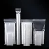 100pcs 0.12mm Transparent Long Strip Self Seal Bag Slender PE Zip Sealed Bag Plastic Slim Moisture-proof Storage Packing Bags 1