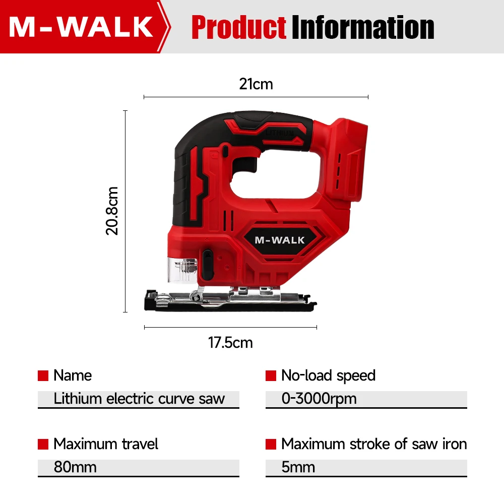 Cordless Electric Jigsaw 6