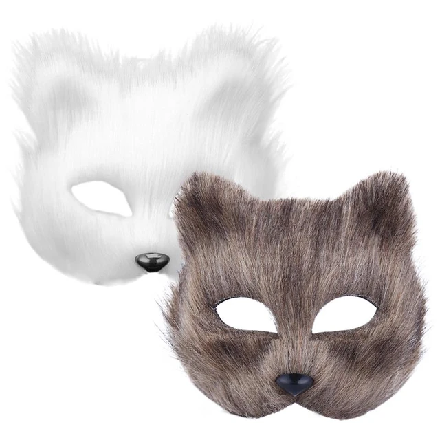 Brown Therian Cat Mask 