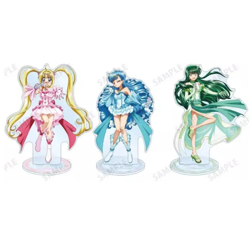 

Game Mermaid Melody Pichi Pichi Pitch Acrylic Stand Doll Anime Luchia Nanami Ruchia Figure Model Plate Cosplay Toy for Gift