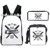 Hot Sale icrimax Backpack 3pcs/Set Boys Girls School bag lunch bag pencil case icrimax Bag Travel Laptop 5