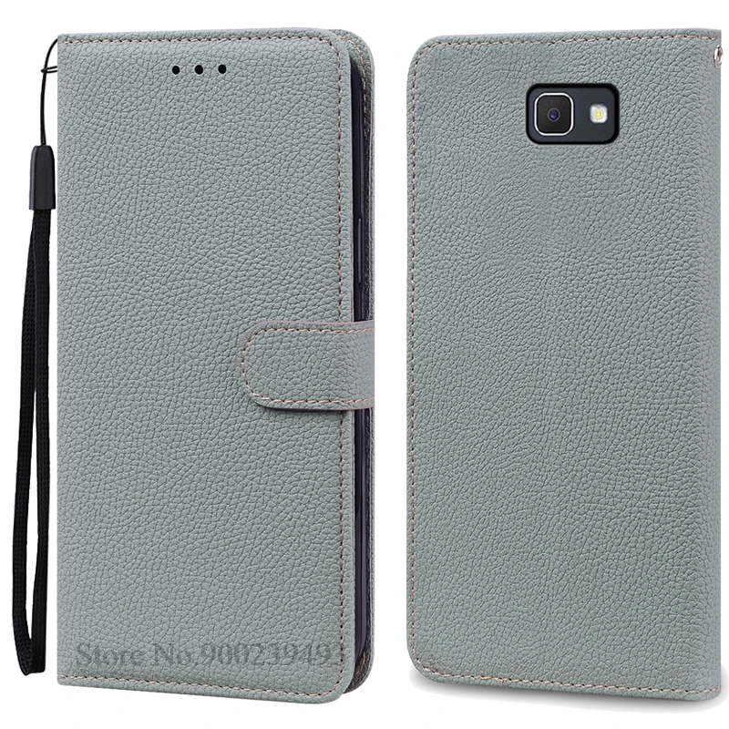 Leather Wallet Flip Cover for Samsung Galaxy J7 Prime
