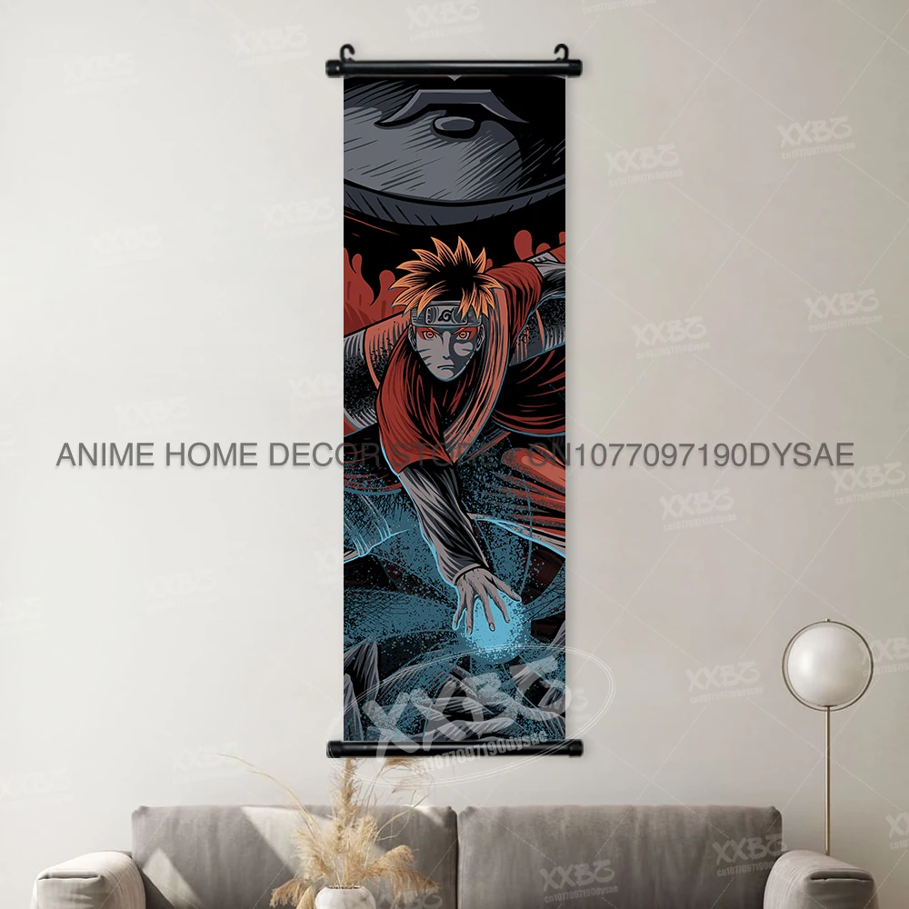 Uchiha Clan Anime Scrolls: Decorative Naruto Wall Art Poster Collection