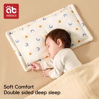 AIBEDILA Newborn Pillow Pad Cotton Bean Velvet Cartoon Pattern Flat Pillow 0-1T Bebe Baby Anti Vomiting Pillow Pad 1