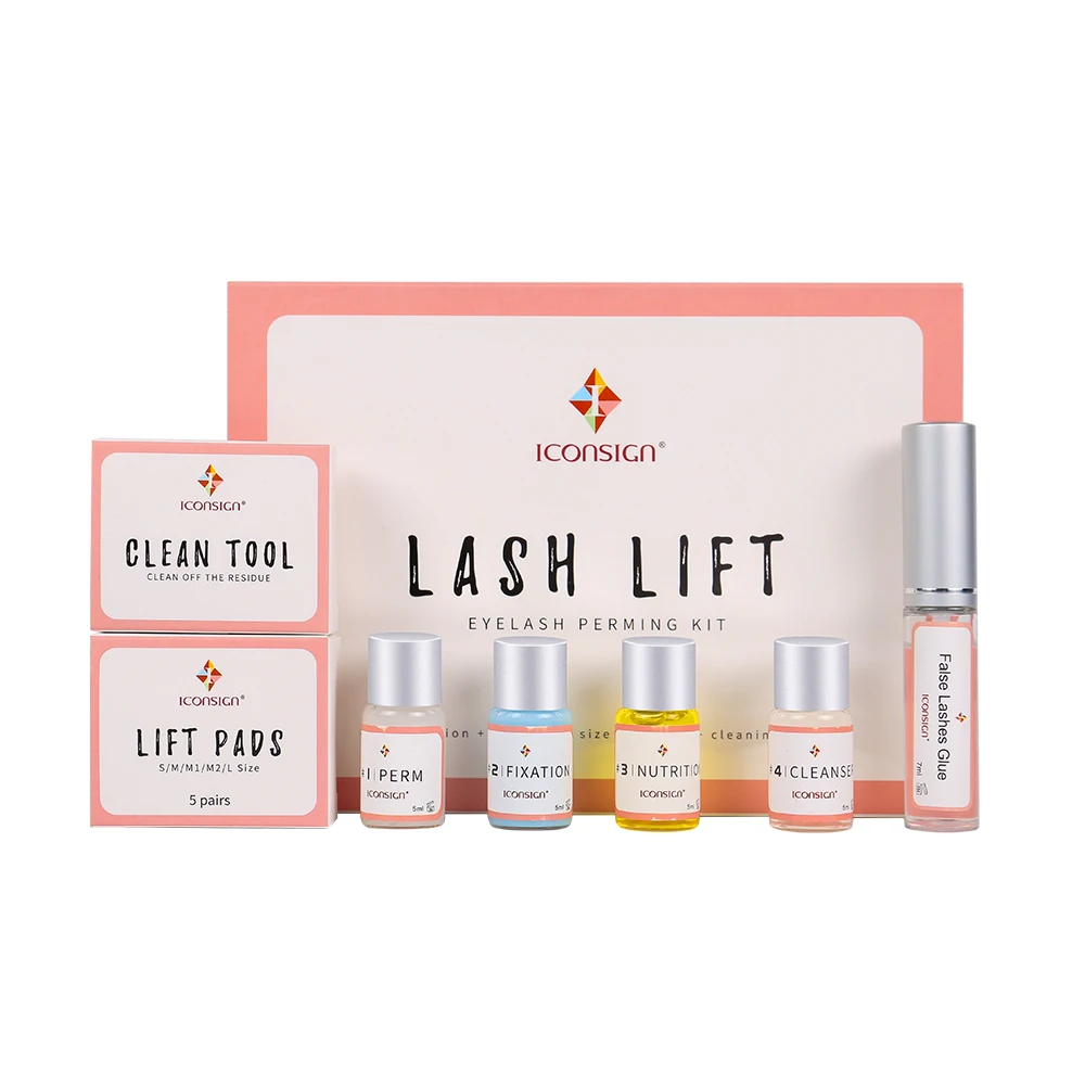 Kit de levage des cils Iconsign - Permanente des cils, sérum pour améliorer les cils, outils de maquillage des cils - Livraison gratuite