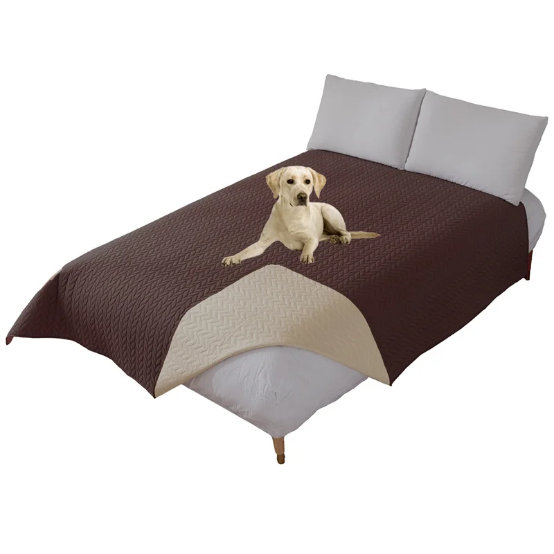 Couvre-lit imperméable pour animaux de compagnie, couvre-lit king size,  coussin de matelas matelassé, protège-matelas lavable, linge de lit pour  chien - AliExpress