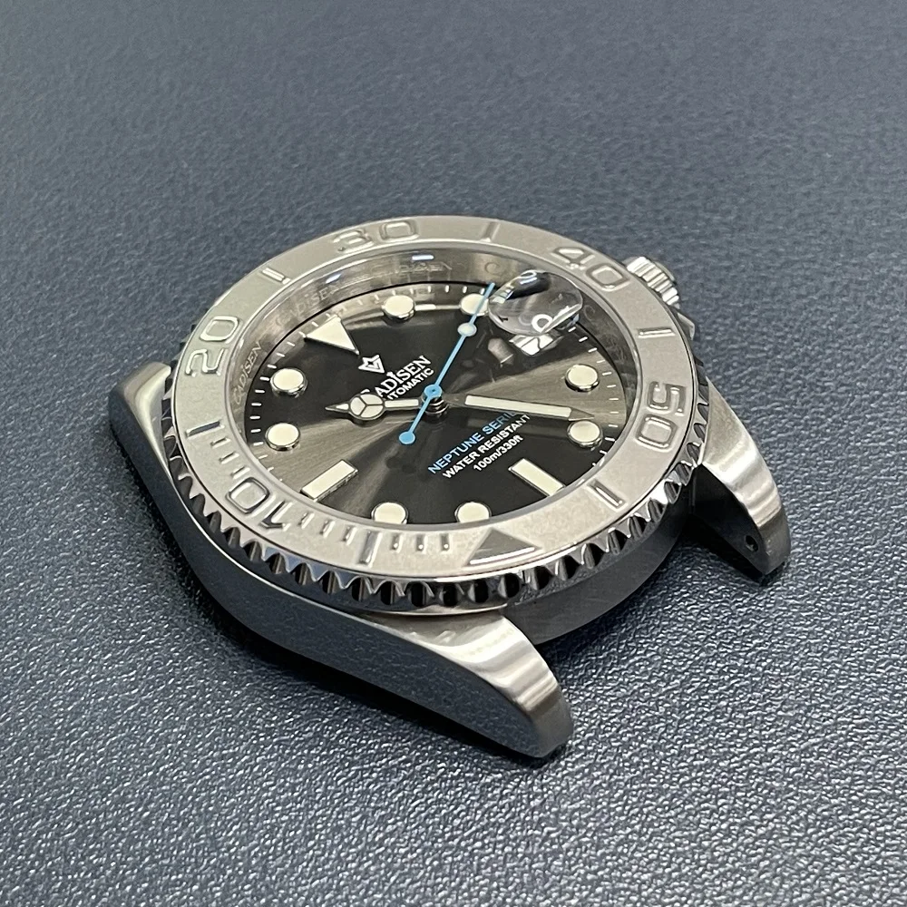 Montre Automatique CADISEN NH35 Pour Homme - Verre Saphir étanche 100m - Mécanique