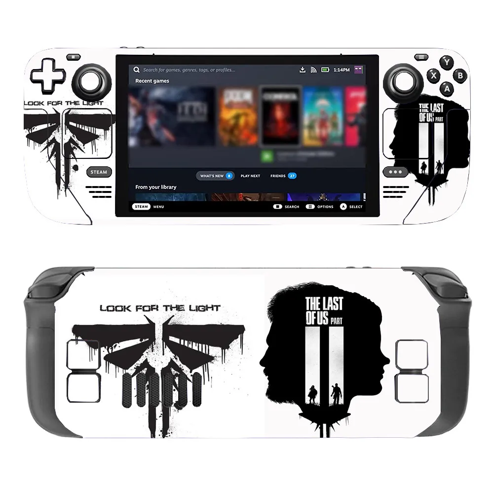 The Last Of Us Style Vinyl Sticker For Steam Deck Console