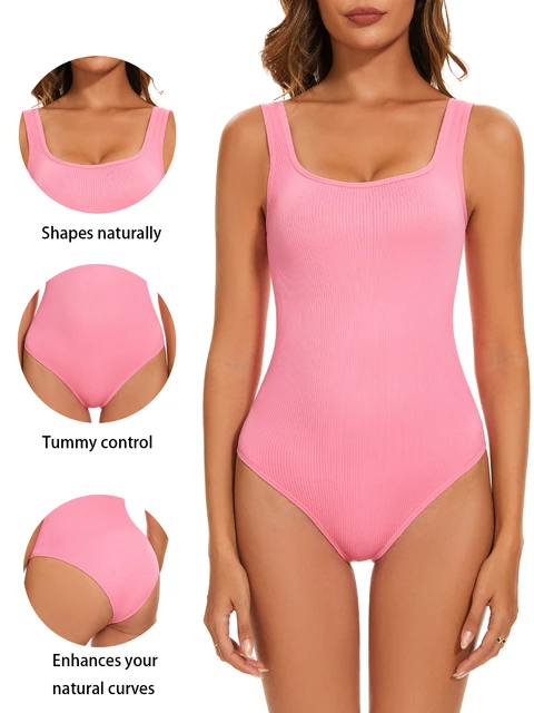 3 pcs Womens Backless Bodysuits Shapewear Thong Seamless Tummy