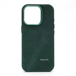 Luxurious Flannel Magnetic Phone Case with Matte Finish and Wireless Charging Capability - iPhone 16 Pro Max (D)