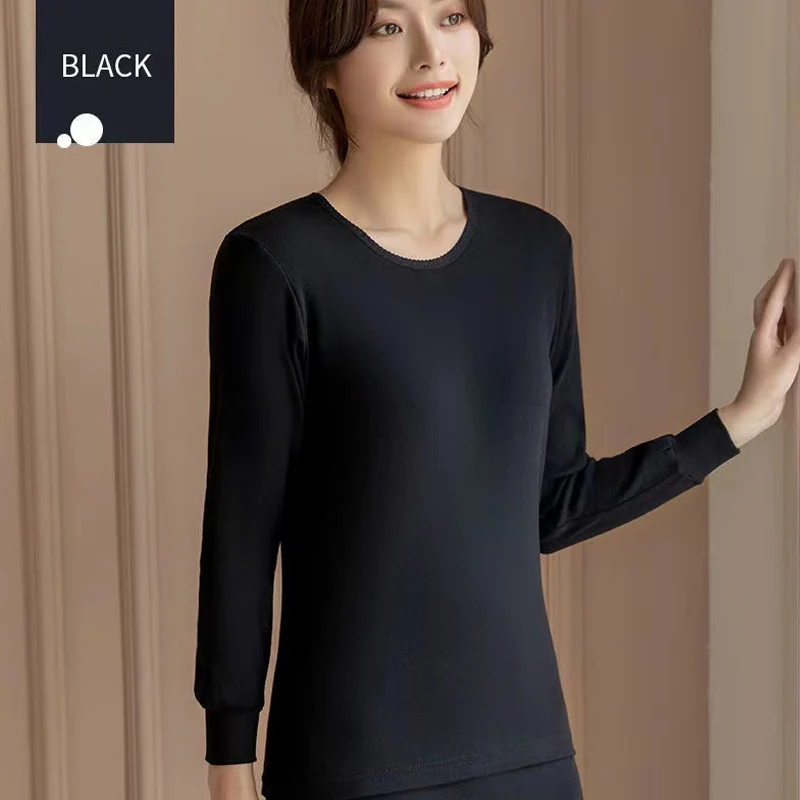 2 Pieces Pure Cotton Female Long Johns 2024 New Autumn Winter Ladies Shape Underwear Set Bottoming Thermal Underwear for Women