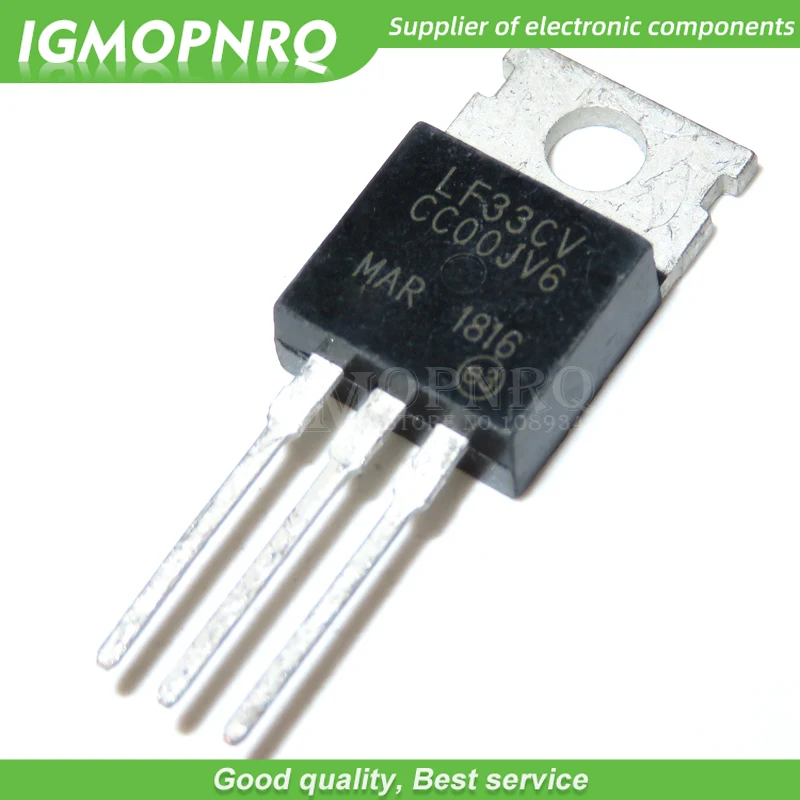 5PIÈCES UA78M33C UA78M33CKCS IC REG LDO 3.3V.5A TO220-3 78M33 UA78M33 - Foto 13