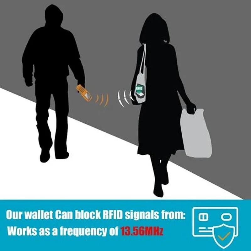 Sleek Aluminum RFID-Blocking Credit Card Holder - Large Capacity Slim Wallet Case with Enhanced Card Protection