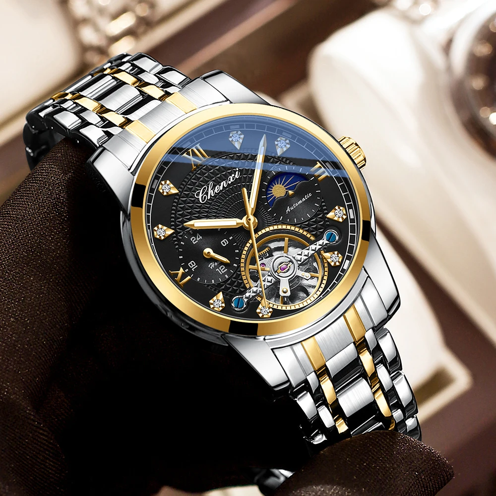 Montre Chronograph Montre Chenxi Homme Chenxi Top Brand Luxury