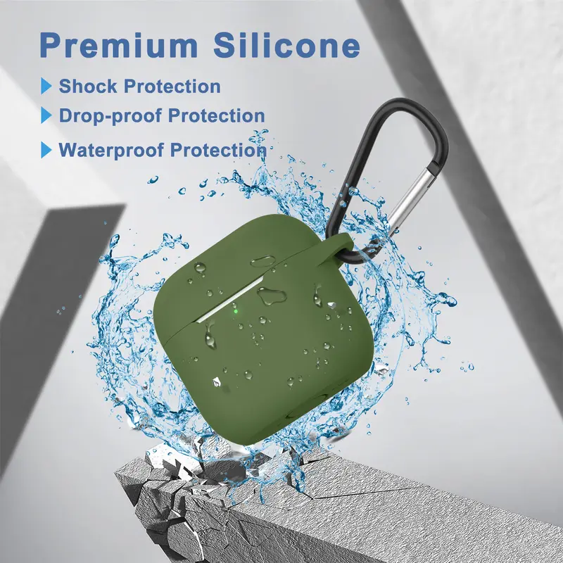 Silicone Cases For Apple Airpods 4 Earphones Accessories Wireless Bluetooth Headset Cover For Apple Air Pods 4 Protective Case - Image 4