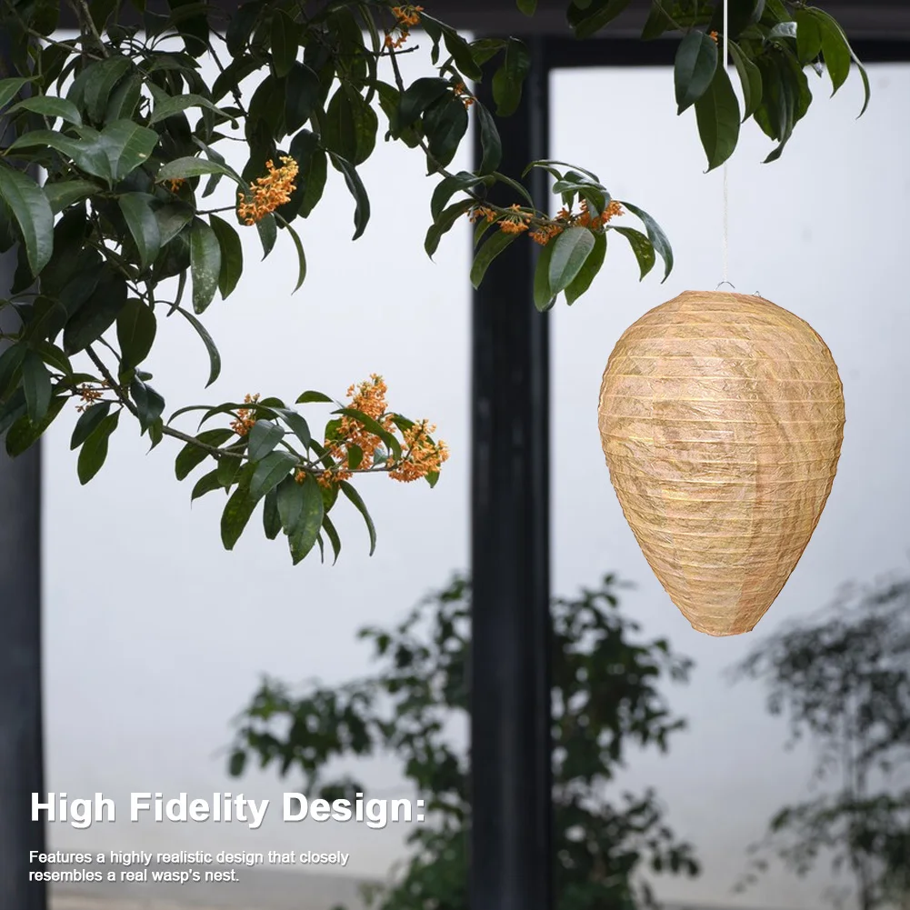 Safe Garden Repellent Trap Repellent Hornets Safe Fake Trap Waterproof Hornets Fly Catcher for Patio Outdoor