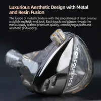 KZ Libra Écouteurs filaires haute résolution Hi-Res HiFi, casque audio pour musique avec basses profondes, IEM à large plage de fréquences, casque de jeu équilibré haute résolution 6