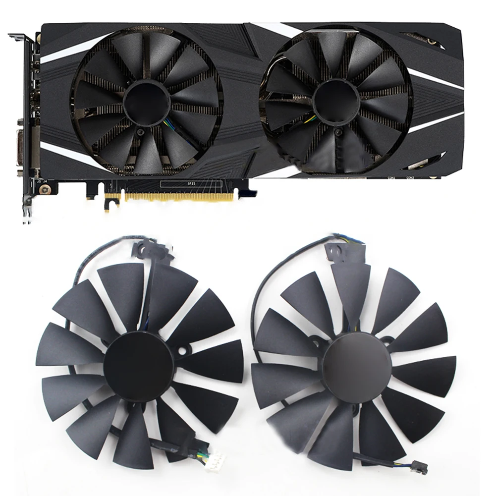 

88mm For ASUS DUAL-RTX2060 RTX2070 RTX2080 2080Ti Graphics Video Card Cooling fan