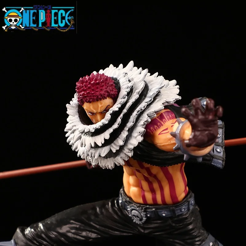 One Piece Charlotte Katak Luffy Gear 5 Action Figure Nika Statue Figurine Pvc Model Doll Collection Kids Toy Gifts