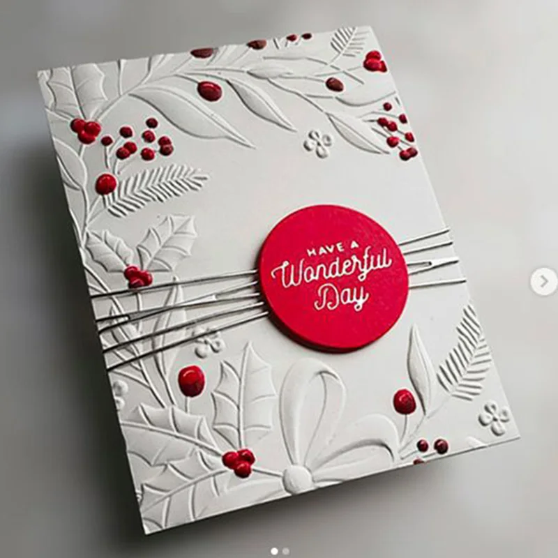 3d Embossed Relief Folder Plum Blossoms Roses Flowers And Birds Trees Diy Greeting Cards Paper Scrapbooks