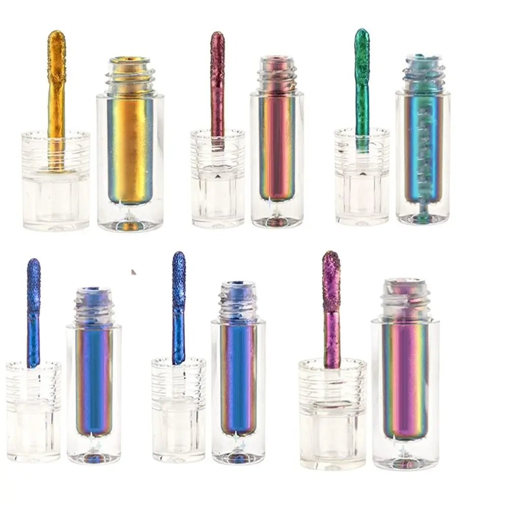 Multi-Chrome Liquid Glitter Lipsticks Eyeshadow Stick Long Wearing Matte Liquid Lipstick For Women Girls Makeup Tool