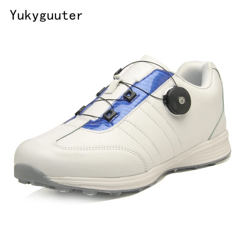 

New Professional Sneakers Mens Golf Shoes Breathable Fitness Training Golf Shoe Man Non-Slip Rotating Buckle Golf Trainers