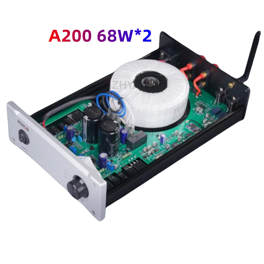 

New 68W*2 A200 high-fidelity stereo HIFI home amplifier professional fever pure amplifier aptX Bluetooth 5.0