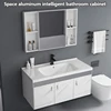 Modern Luxury Bathroom Vanity Large Capacity Washbasin Vanity Cabinet Wall Mount With Sink Integrated Bathroom Storage Furniture 1