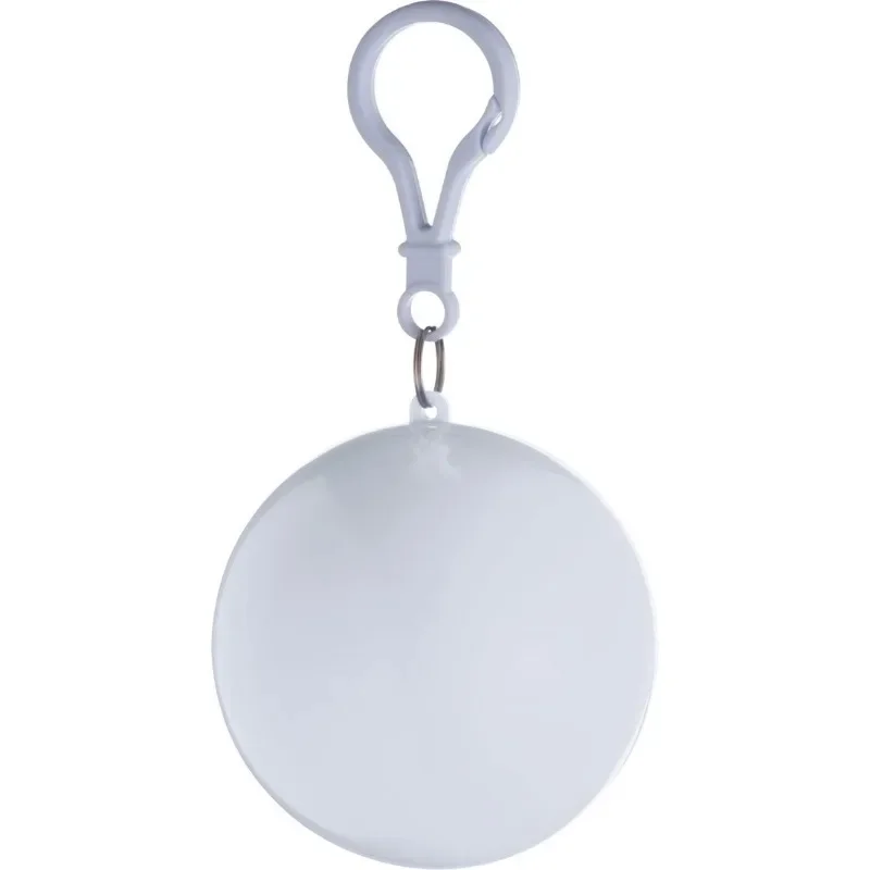 1 Pcs Portable Raincoat Disposable Poncho Unisex Raincoat Ball Cape Key Ring Ball Rainwear Poncho Safety Clothing
