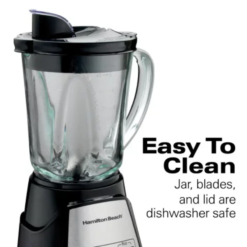 Hamilton Beach Power Elite Multi-Function Blender, 40 fl oz., 700 Watts, Black, New, 58148 5