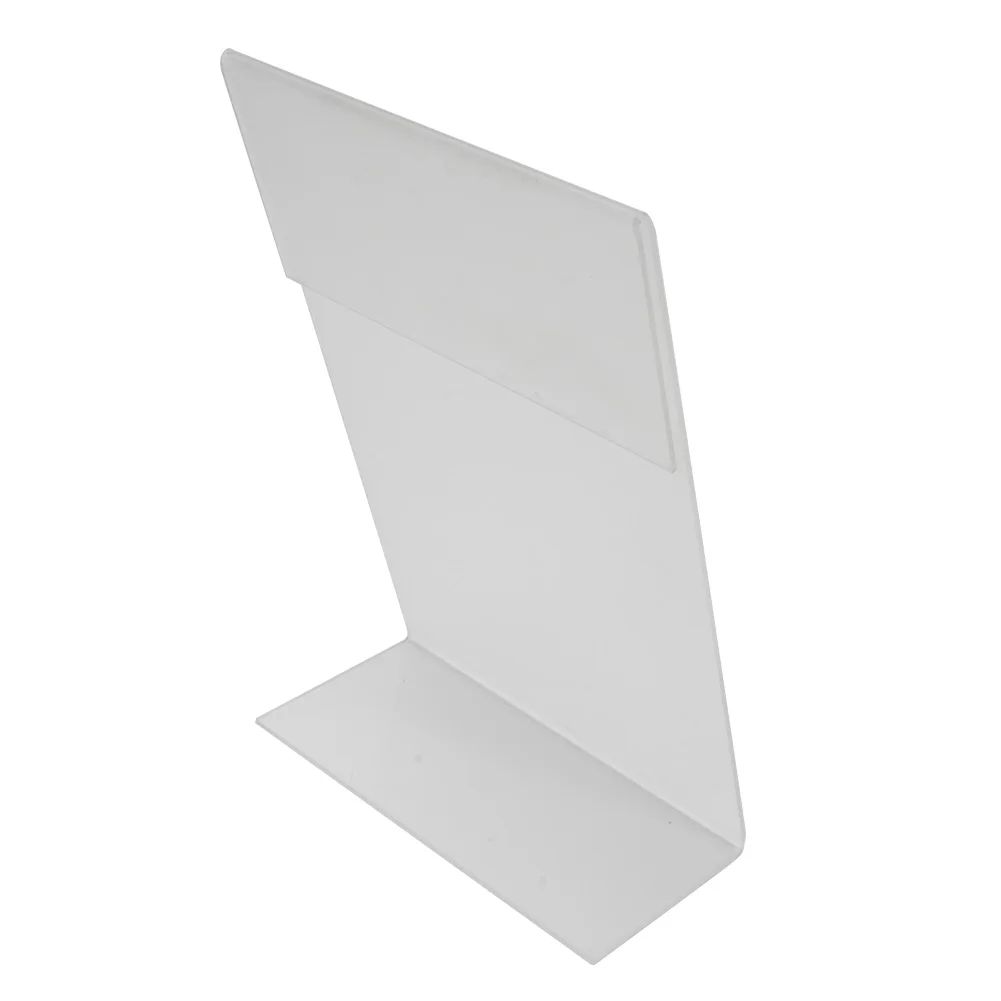 Acrylic Display Holder A6 Transparent Acrylic Display Stand Desk Shelf Photo Frames Picture Painting Art Stand Sign Tabletop 10*15cm
