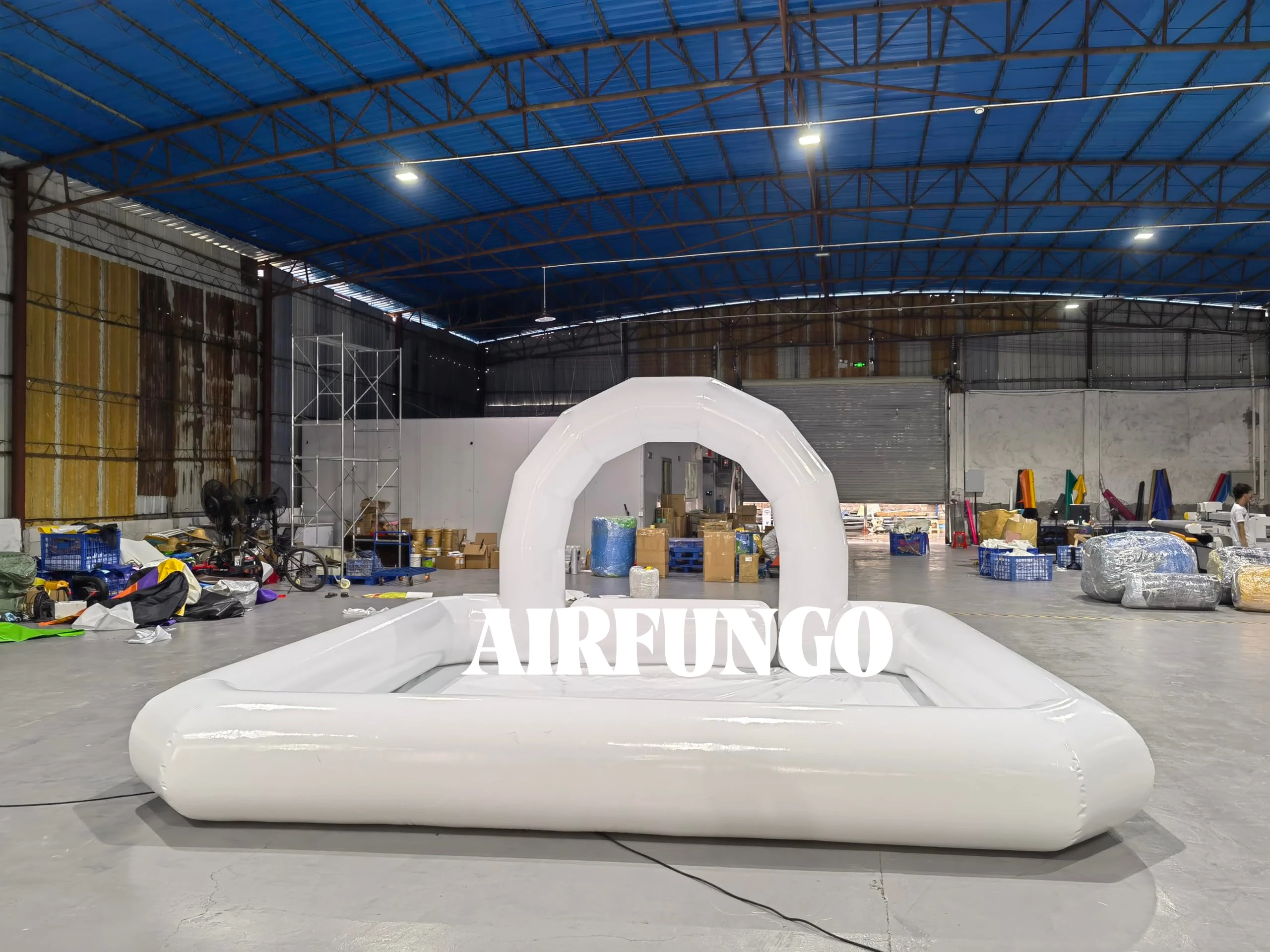 Outdoor Amusement Inflatable Bumper Car Go Kart Track Bumper car race track inflatable go kart race tracks 3
