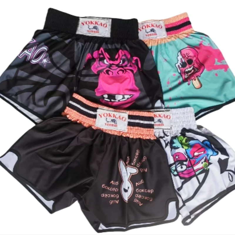 Boxing shorts, combat training, fitness gym, running training, speed drying, Sanda, Muay Thai shorts