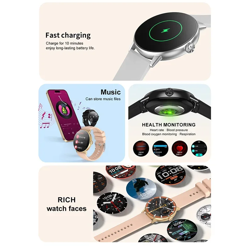 ���ο� 4GB ��뷮 �޸� Smartwatch ���� ���ø����̼� �ٿ�ε� Google Map TWS ����� AI ���� ���� ���� ���� Smartwatch