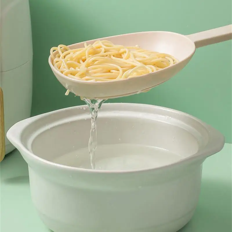 Kitchen Spaghetti Noodle Spoon Dumplings Pasta Spoon Long Handle